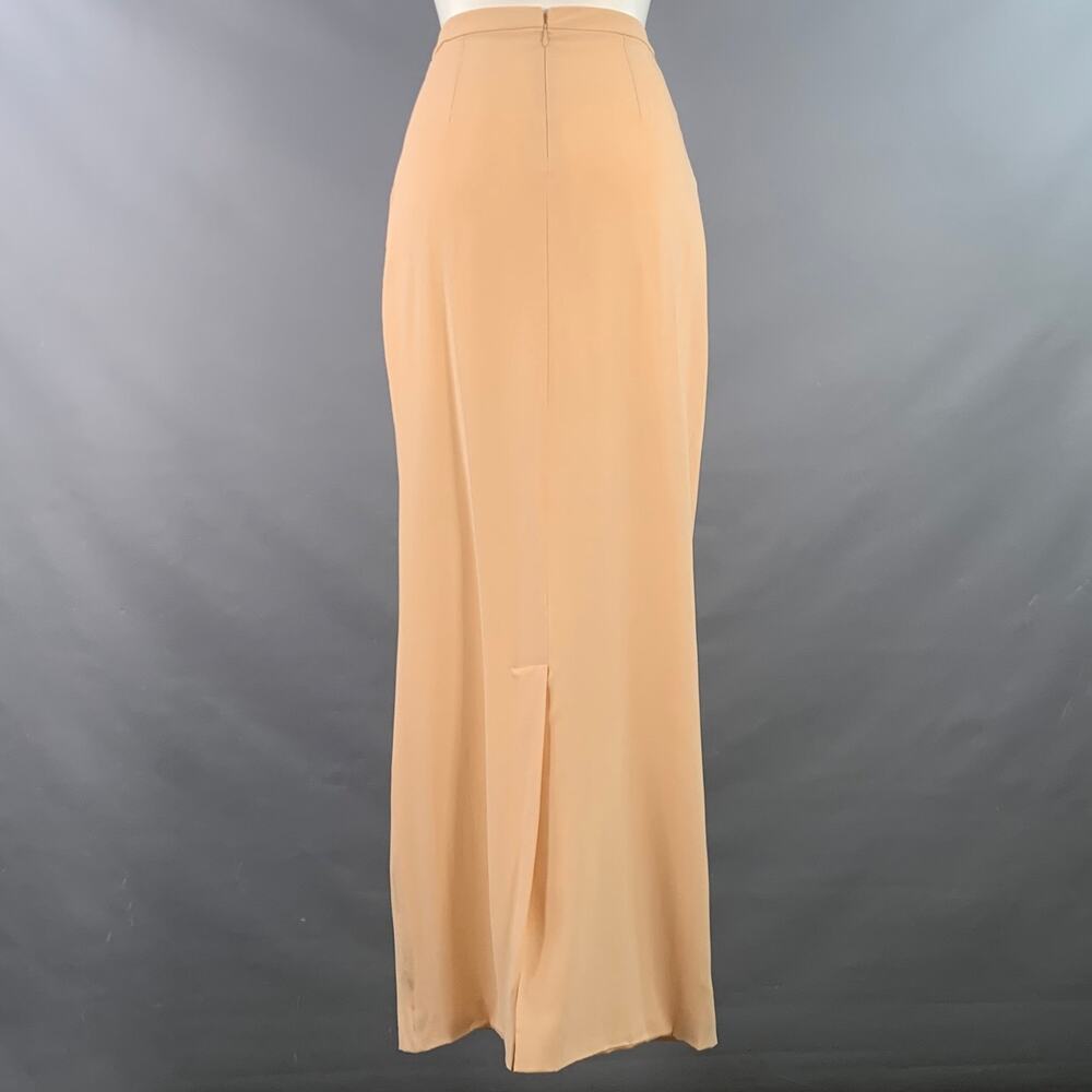 DOLCE & GABBANA SS23 1997-98 Re-issue Size 6 Beige Silk Blend Pencil Long Skirt - Picture 4 of 7